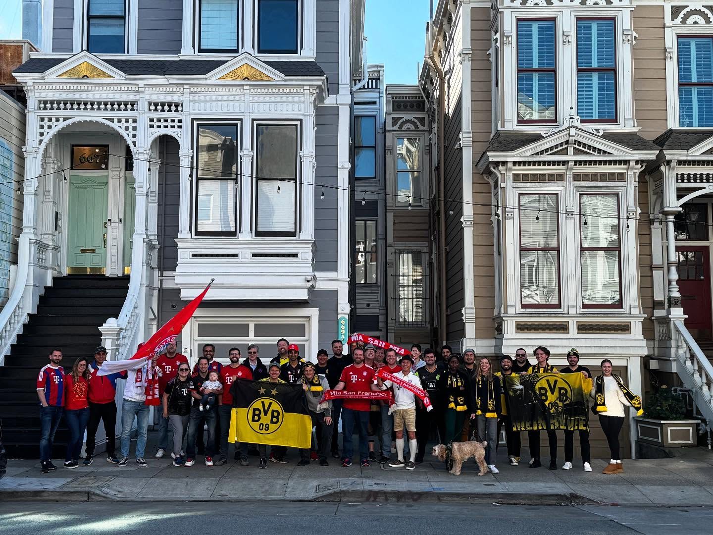 Victorian houses BVB vs Bayern